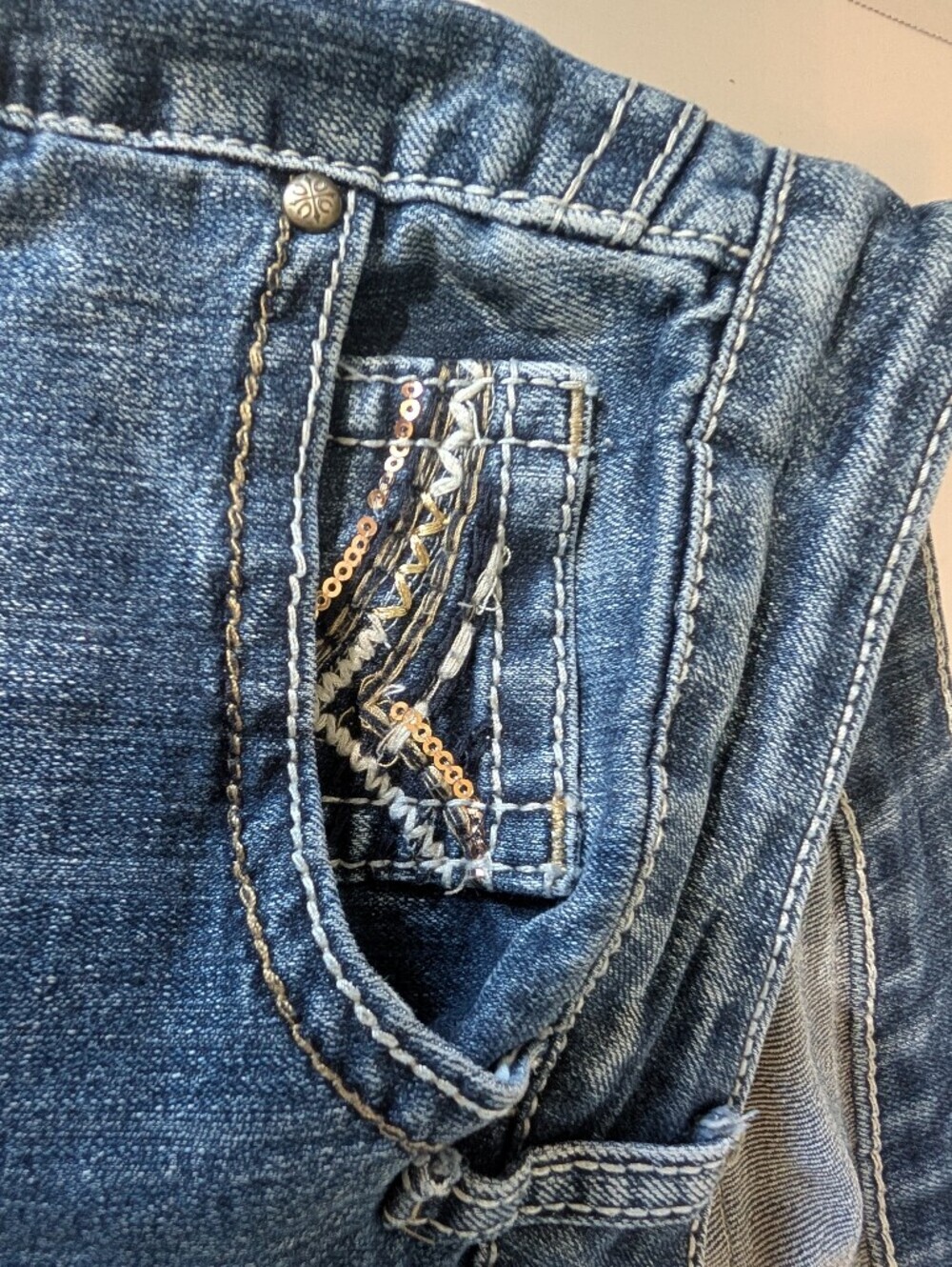 Vintage Zanadi Boot Cut Jeans Y2K Plus  SZ 16W RN 15099 - Picture 3 of 5